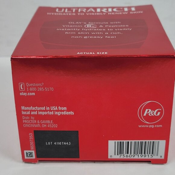 Olay Regenerist Ultra Rich Hydrating Moisturizer Fragrance-Free 48g(1.7OZ) NIB - Picture 5 of 5